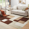 Non Slip Rugs UK For Bedroom Geometric Printed