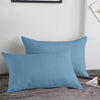 Housewife Pillowcase Pair Microfibre Plain Pillow Covers