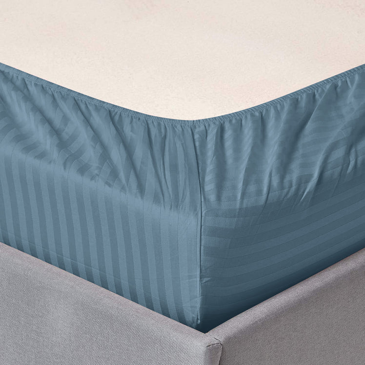 40CM Deep Pockets Fitted Sheets Stripe