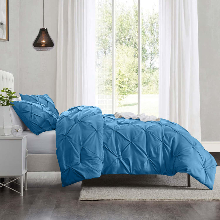 Pintuck Duvet Cover & Pillowcase Set