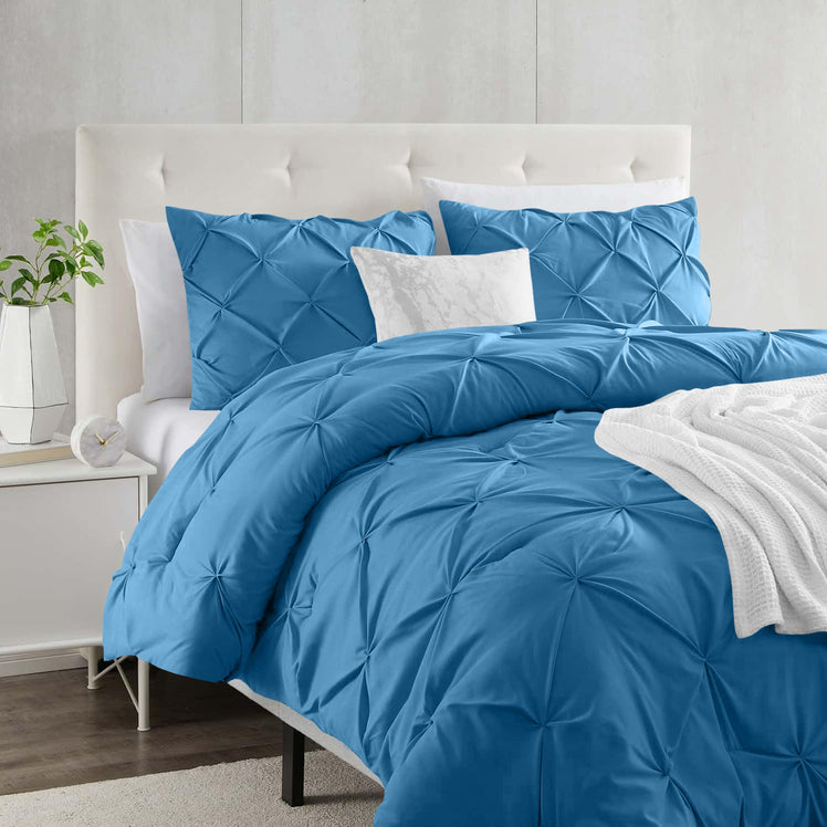 Pintuck Duvet Cover & Pillowcase Set