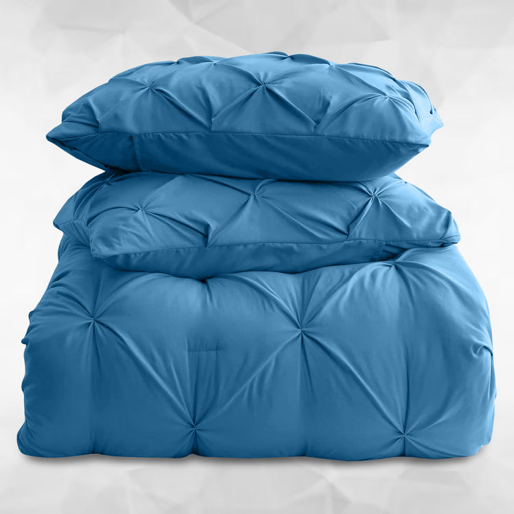 Pintuck Duvet Cover & Pillowcase Set