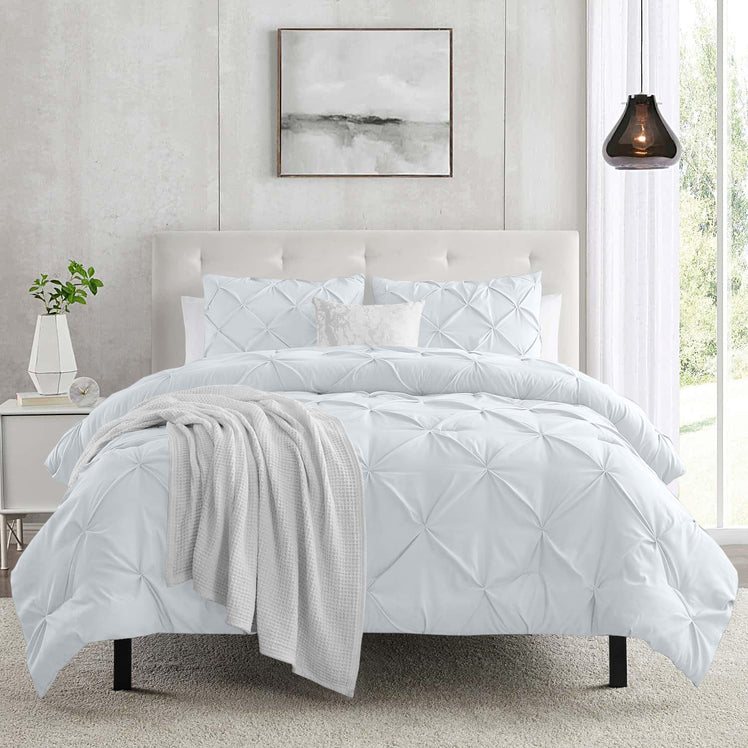 Pintuck Duvet Cover & Pillowcase Set