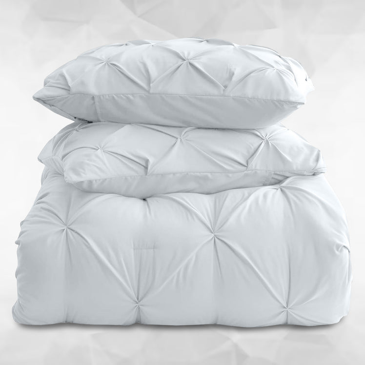 Pintuck Duvet Cover & Pillowcase Set