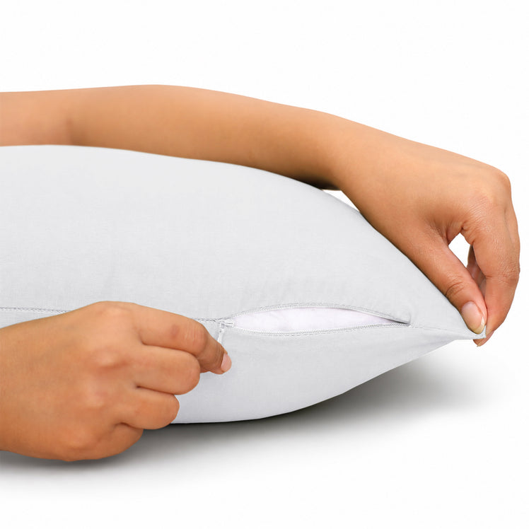 Plain Decorative Sofa Cushion Covers Pair