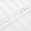 White Duvet Cover Striped Pattern Bedding Set