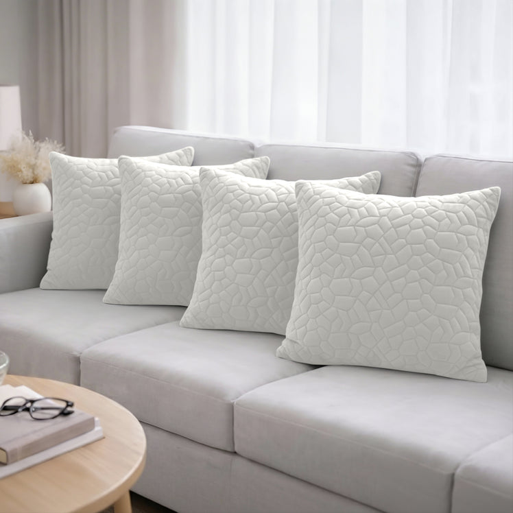 Pebble Embossed Velvet Cushion Covers
