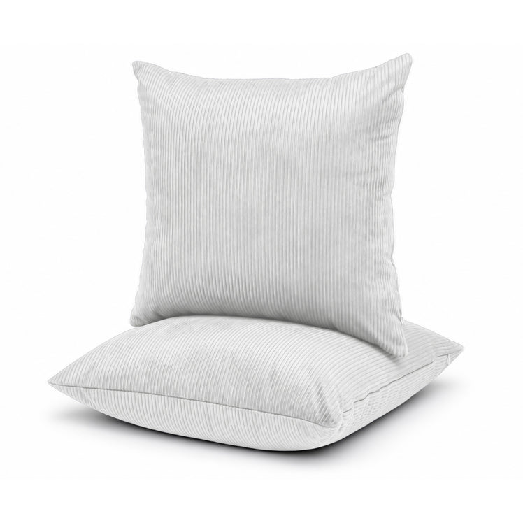 4 Pack Velvet Striped Corduroy Cushion Covers