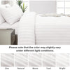 4 Piece Stripe Bedding Set - Duvet Cover, Fitted Sheet & Pillowcases