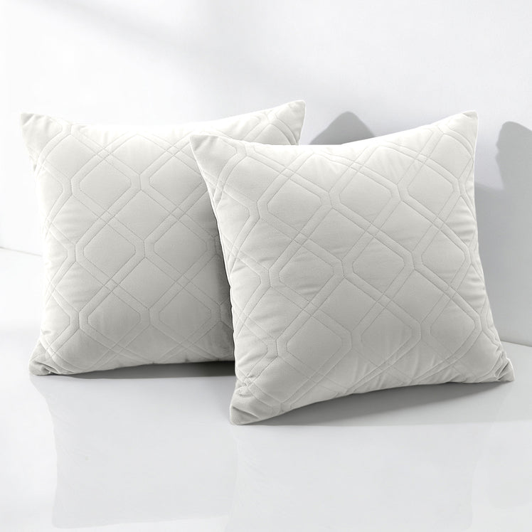 Diamond Embossed Velvet Cushion Covers