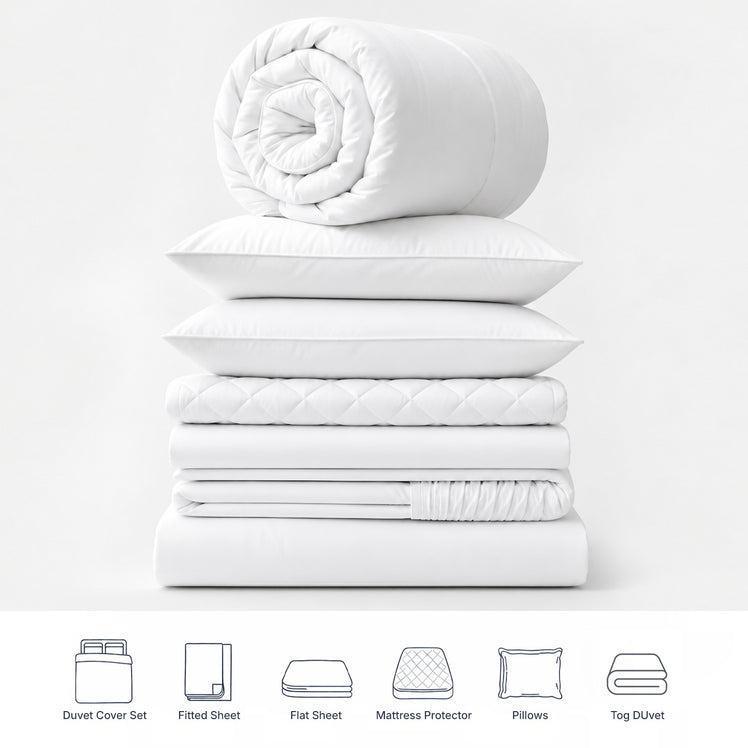 Hotel Bedding Set - Complete Bed Bundle