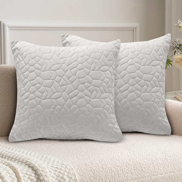 Pebble Embossed Velvet Cushion Covers