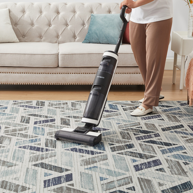 Machine Washable Rugs Tile Trellis Printed