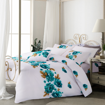 4PC Printed Duvet Cover Complete Set