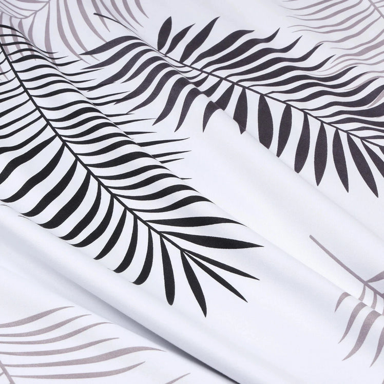 Printed Duvet Cover Palm Leaf Design