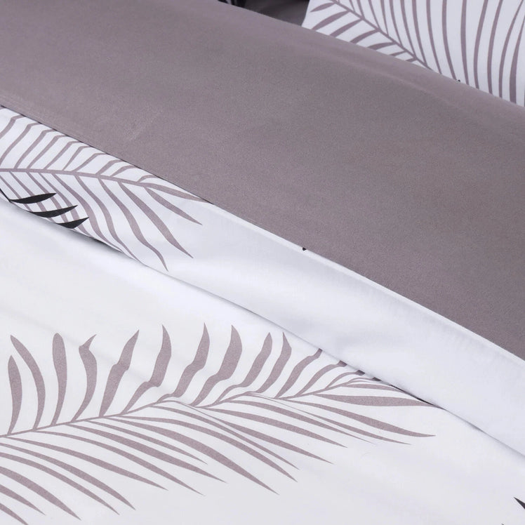 Printed Duvet Cover Palm Leaf Design