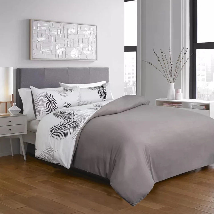 Printed Duvet Cover Palm Leaf Design