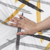 Ochre Stripe Printed Duvet Cover