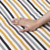 Ochre Stripe Printed Duvet Cover