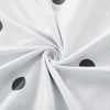Polka Dot Printed White Duvet Cover