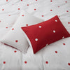 Red & White Duvet Cover Polka Dot Printed