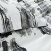 Brushed Striped Printed Duvet Cover