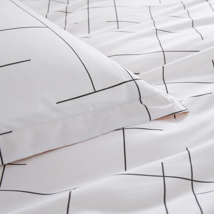 Tile Printed Duvet Cover