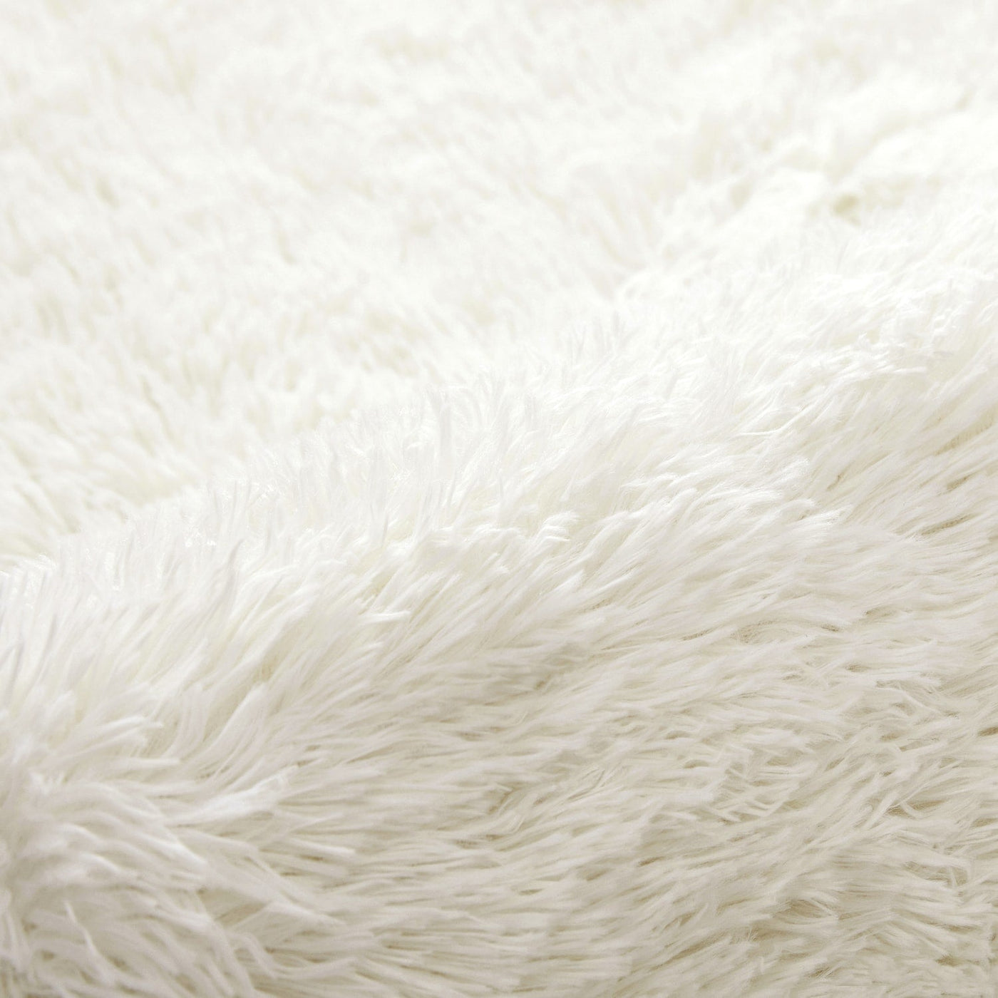 Cream Shaggy Rug | Large Faux Fur Fluffy Shag Pile Rugs - Yorkshire Bedding