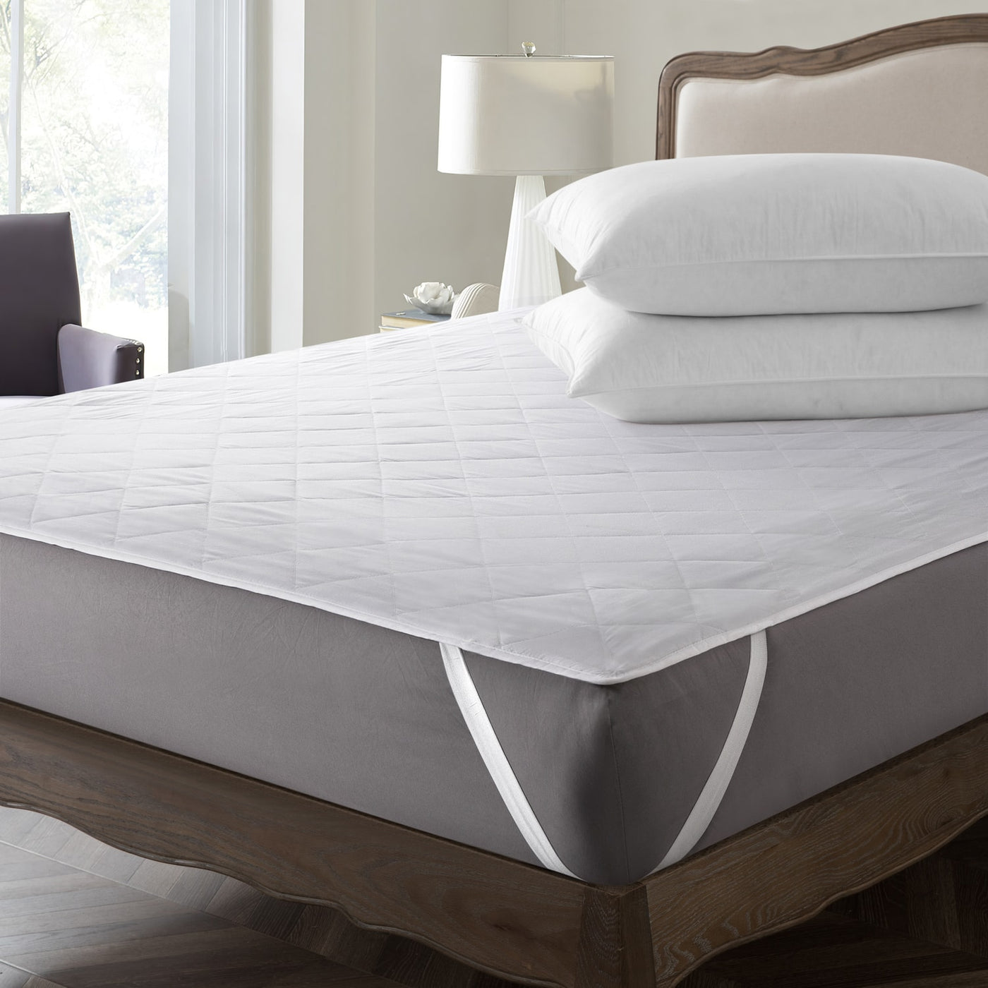 Single Size Quilted Mattress Protector