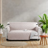 Sofa Protector Covers Reversible Quilted Slip Covers Cream/Beige