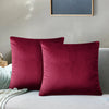 Burgundy Velvet Cushion Covers