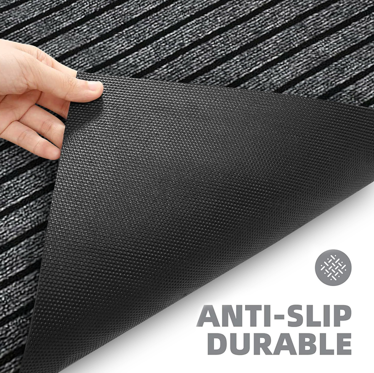 Front Door Rubber Mats Indoor Outdoor Non Slip Heavy Duty