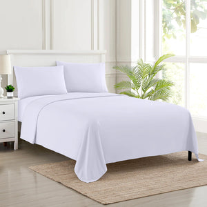 Flat Sheet Egyptian Cotton Bedsheet White