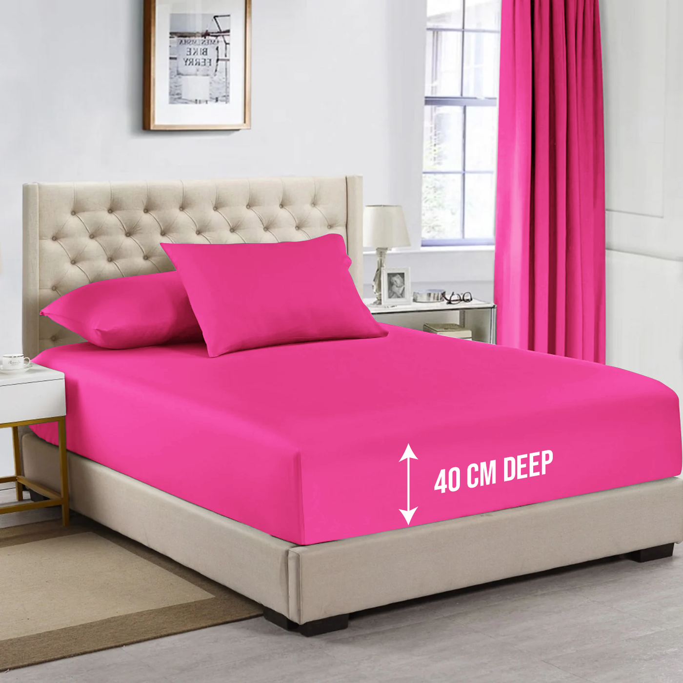 Extra deep fitted online sheets king size