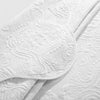 Quilt Cotton White Bedspread - Single, Double, King & Super King