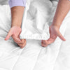 Single Mattress Protector Cover Extra Deep Quilted Skirt