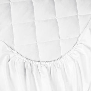 Single Mattress Protector Cover Extra Deep Quilted Skirt